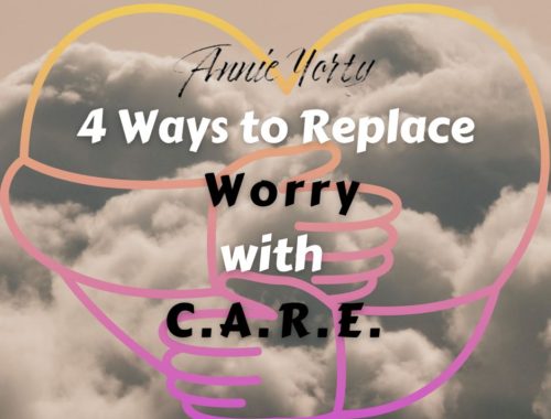 replace worry with care