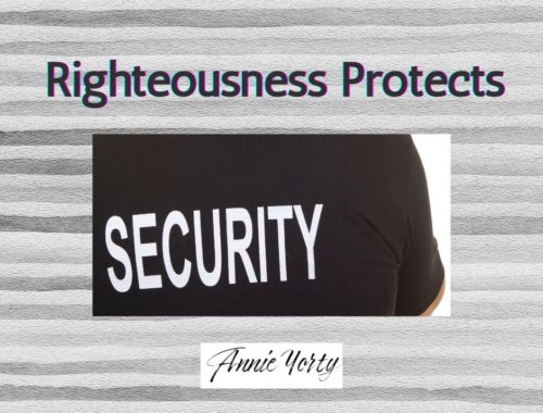 righteousness protects