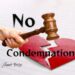 no condemnation